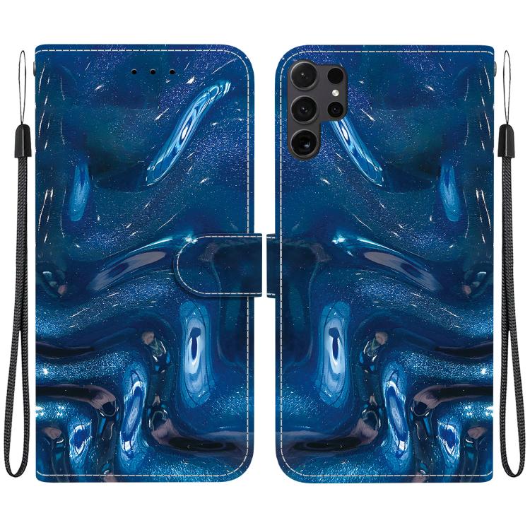 Custodia per telefono in ecopelle con texture cristallina, For Galaxy S25 Ultra 5G, For Galaxy S24 FE 5G
