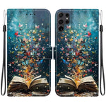 Custodia per telefono in ecopelle con texture cristallina, For Galaxy S25 Ultra 5G, For Galaxy S24 FE 5G