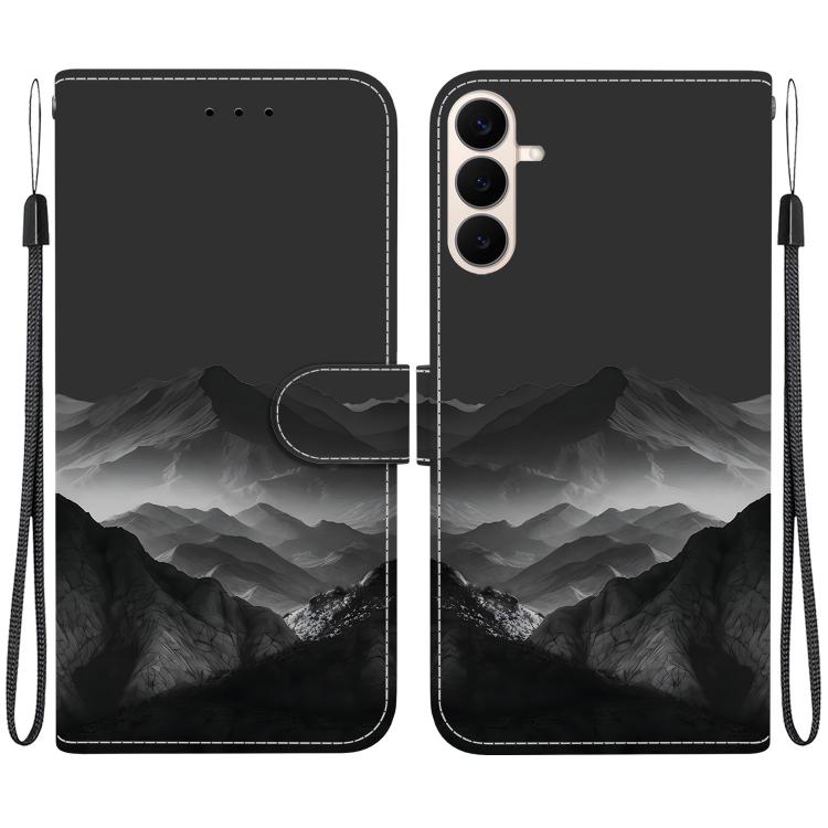 Custodia per telefono in ecopelle con texture cristallina, For Galaxy S26 FE 5G, For Galaxy S26+ 5G