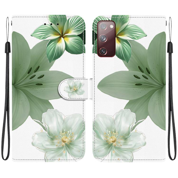 Custodia per telefono in ecopelle con texture cristallina, For Galaxy S23 5G, For Galaxy S20 FE 5G