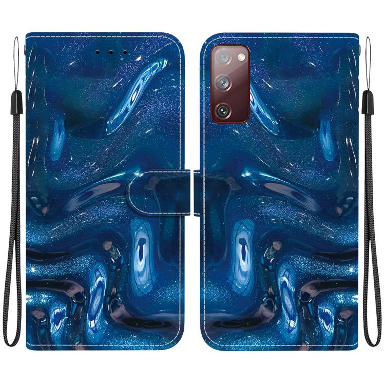 Custodia per telefono in ecopelle con texture cristallina, For Galaxy S23 5G, For Galaxy S20 FE 5G