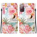 Custodia per telefono in ecopelle con texture cristallina, For Galaxy S23 5G, For Galaxy S20 FE 5G