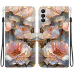 Custodia per telefono in ecopelle con texture cristallina, For Galaxy S26 Ultra 5G, For Galaxy S26 5G