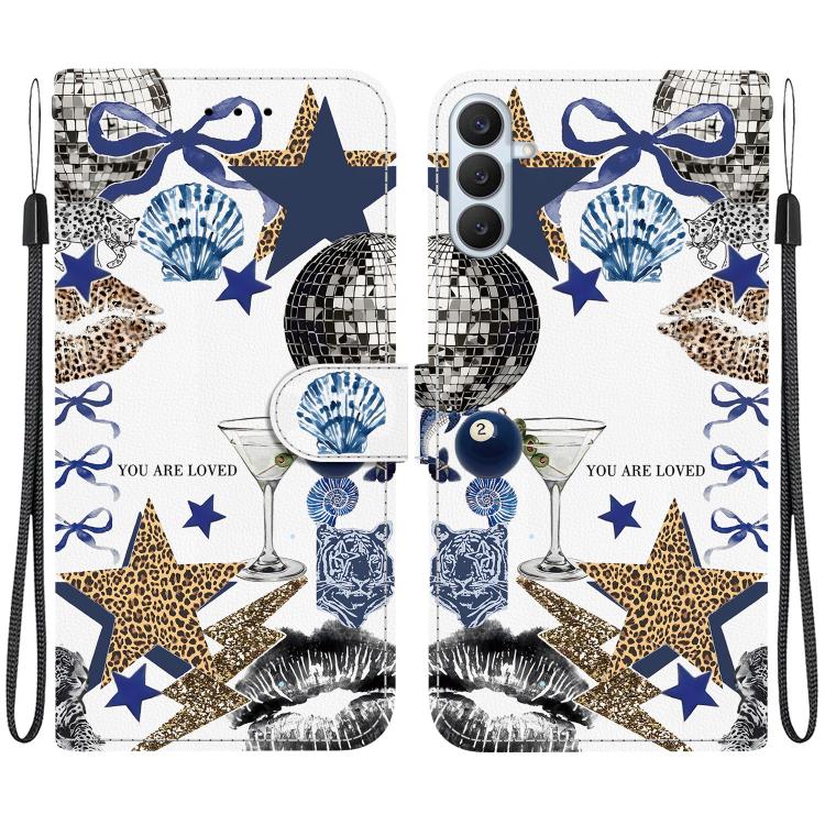 Custodia per telefono in ecopelle con texture cristallina, For Galaxy S26 Ultra 5G, For Galaxy S26 5G