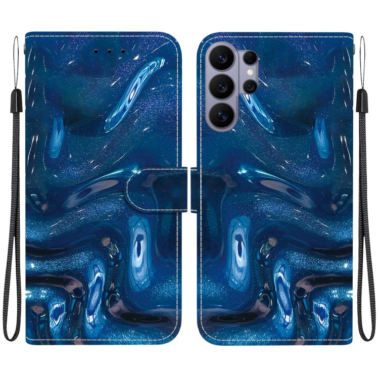 Custodia per telefono in ecopelle con texture cristallina, For Galaxy S26 Ultra 5G, For Galaxy S26 5G