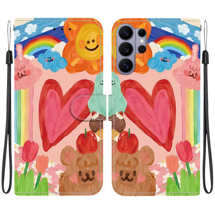 Custodia per telefono in ecopelle con texture cristallina, For Galaxy S26 Ultra 5G, For Galaxy S26 5G