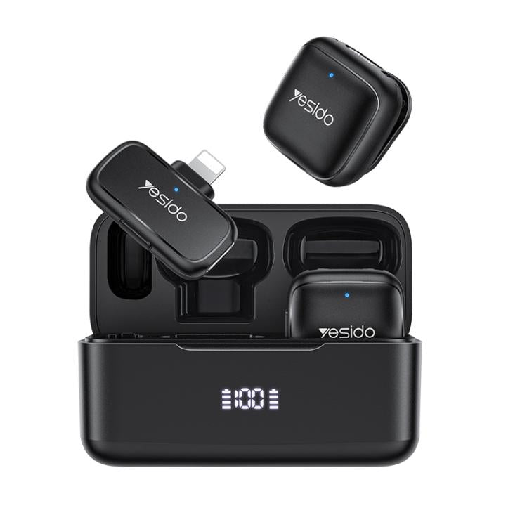 Microfono Lavalier Wireless Yesido KR30 con Ricevitore 8 Pin