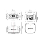 Yesido KR30 1 to 2 Wireless Lavalier Microphone 8 Pin Receiver with Charging Box