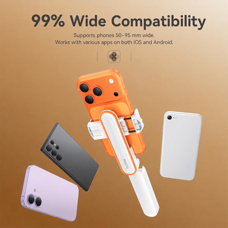 Yesido SF33 Multifunctional Mini Bluetooth Remote Control Selfie Stick