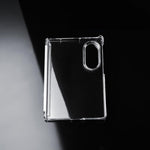 Custodia per telefono trasparente in PC antiurto a doppio asse con copriobiettivo, For Galaxy Z Fold8 5G