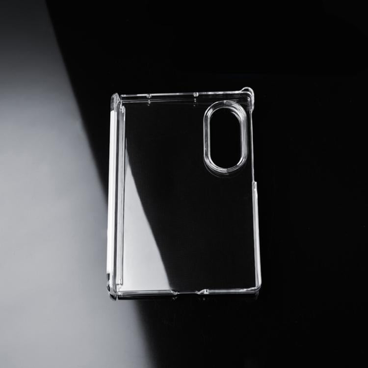 Custodia per telefono trasparente in PC antiurto a doppio asse con copriobiettivo, For Galaxy Z Fold8 5G