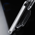 Custodia per telefono trasparente in PC antiurto a doppio asse con copriobiettivo, For Galaxy Z Fold8 5G