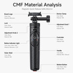 Yesido SF37 Portable 2 in 1 Magnetic Quick Release Selfie Stick DJ