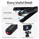 Yesido SF37 Portable 2 in 1 Magnetic Quick Release Selfie Stick DJ