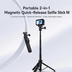 Yesido SF38 Portable 2 in 1 Magnetic Quick-Release Selfie Stick NI