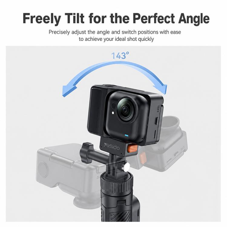 Yesido SF38 Portable 2 in 1 Magnetic Quick-Release Selfie Stick NI