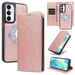 Custodia per telefono in ecopelle vegana con texture in pelle bovina, protezione RFID, rimovibile e magnetica 2 in 1., For Galaxy A17 5G, For Galaxy A26 5G, For Galaxy A36 5G, For Galaxy A16 5G