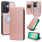 Custodia per telefono in ecopelle vegana con texture in pelle bovina, protezione RFID, rimovibile e magnetica 2 in 1., For Galaxy A17 5G, For Galaxy A26 5G, For Galaxy A36 5G, For Galaxy A16 5G