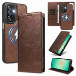Custodia per telefono in ecopelle vegana con texture in pelle bovina, protezione RFID, rimovibile e magnetica 2 in 1., For Galaxy A17 5G, For Galaxy A26 5G, For Galaxy A36 5G, For Galaxy A16 5G