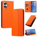 Custodia per telefono in ecopelle con motivo a meandro in rilievo e protezione RFID., For iPhone 16 Plus, For iPhone 16, For iPhone 15 Pro Max