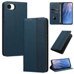 Custodia per telefono in ecopelle con motivo a meandro in rilievo e protezione RFID., For iPhone 18 Pro, For iPhone 18 Pro Max, For iPhone 17e / 16e