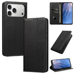 Custodia per telefono in ecopelle con motivo a meandro in rilievo e protezione RFID., For iPhone 18 Pro, For iPhone 18 Pro Max, For iPhone 17e / 16e