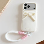 Custodia per telefono ibrida in TPU e PC con design bombato e cordino., For iPhone 17 Pro Max, For iPhone 17 Pro, For iPhone 17