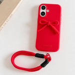 Custodia per telefono ibrida in TPU e PC con design bombato e cordino., For iPhone 17 Pro Max, For iPhone 17 Pro, For iPhone 17