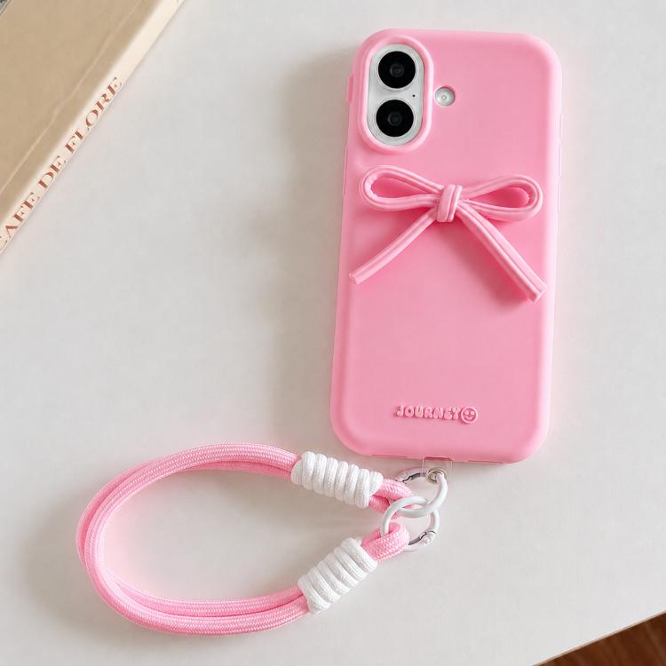 Custodia per telefono ibrida in TPU e PC con design bombato e cordino., For iPhone 16, For iPhone 15 Pro Max, For iPhone 15 Pro