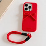 Custodia per telefono ibrida in TPU e PC con design bombato e cordino., For iPhone 16, For iPhone 15 Pro Max, For iPhone 15 Pro