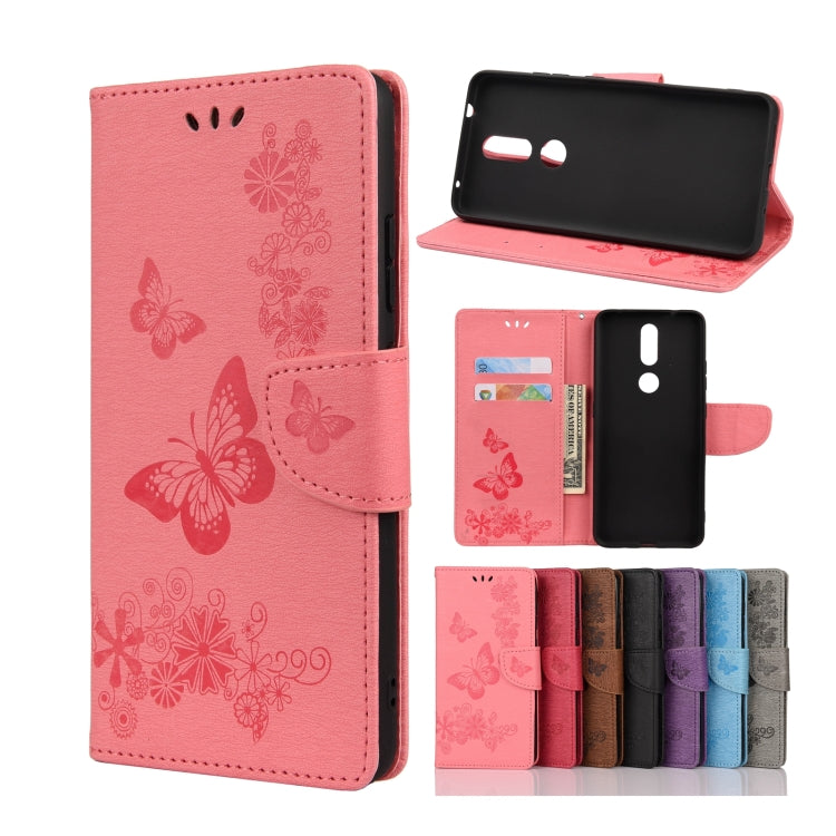 Custodia portafoglio in pelle per Galaxy A42 e Nokia 2.4