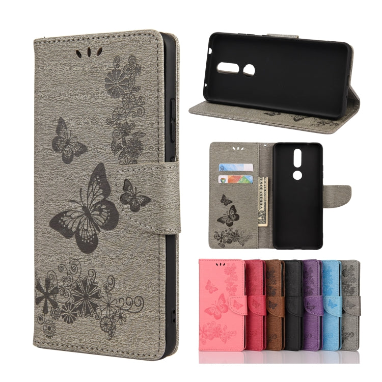 Custodia portafoglio in pelle per Galaxy A42 e Nokia 2.4