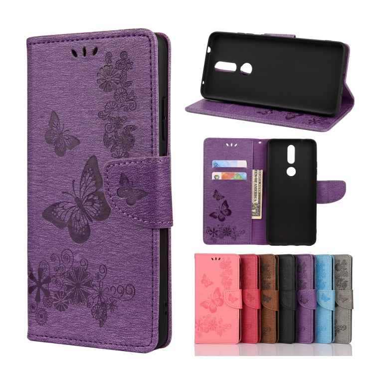 Custodia portafoglio in pelle per Galaxy A42 e Nokia 2.4