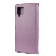Custodia in pelle flip floreale per Galaxy A42 e Nokia 2.4