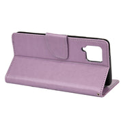 Custodia in pelle flip floreale per Galaxy A42 e Nokia 2.4