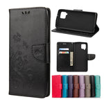 Custodia portafoglio in pelle con motivo floreale per Galaxy A42