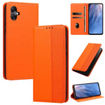 Custodia per telefono in ecopelle con motivo a meandro in rilievo e protezione RFID., For Galaxy A55 5G, For Galaxy A35 5G, For Galaxy A05 4G