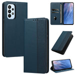 Custodia per telefono in ecopelle con motivo a meandro in rilievo e protezione RFID., For Galaxy A33 5G, For Galaxy A13 4G, For Galaxy A32 4G
