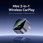 Yesido KM31 Mini 2-in-1 Wired to Wireless CarPlay and Android Auto Car Adapter, KM31