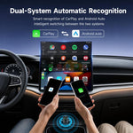 Yesido KM32 2-in-1 Wireless CarPlay and Android Auto Adapter, Wired to Wireless Car Converter, KM32