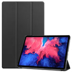 Custer Texture custodia orizzontale in pelle flip con supporto a tre pieghe e funzione Sleep/Wake-up, For Lenovo Tab P11 Pro (TB-XJ706F), For Lenovo Tab P11 (TB-J606F)