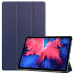 Custer Texture custodia orizzontale in pelle flip con supporto a tre pieghe e funzione Sleep/Wake-up, For Lenovo Tab P11 Pro (TB-XJ706F), For Lenovo Tab P11 (TB-J606F)
