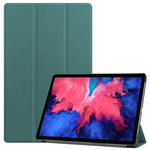 Custer Texture custodia orizzontale in pelle flip con supporto a tre pieghe e funzione Sleep/Wake-up, For Lenovo Tab P11 Pro (TB-XJ706F), For Lenovo Tab P11 (TB-J606F)
