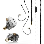 CC06 Auricolari da gioco ibridi con gancio auricolare e filo, CC06(White Silver), CC06(Black Blue), CC06(Black), CC06(Light Brown)