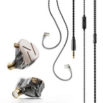 CC06 Auricolari da gioco ibridi con gancio auricolare e filo, CC06(White Silver), CC06(Black Blue), CC06(Black), CC06(Light Brown)