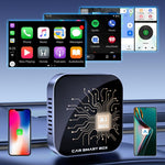 3 in 1 Car Mini Smart AI Box Wireless Android Auto CarPlay Adapter, EAU Version, NA Version, JP Version