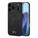 Custodia per telefono SULADA antiurto ibrida in TPU e pelle fatta a mano con fori di precisione, For iPhone 18 Pro Max, For iPhone 18 Pro