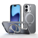Custodia per telefono magnetica satinata SULADA con supporto girevole a 360 gradi., For iPhone 17 Pro Max, For iPhone 17 Pro, For iPhone 17