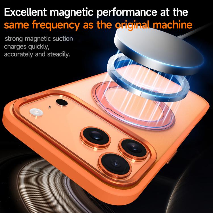Custodia per telefono magnetica satinata SULADA con supporto girevole a 360 gradi., For iPhone 17 Pro Max, For iPhone 17 Pro, For iPhone 17