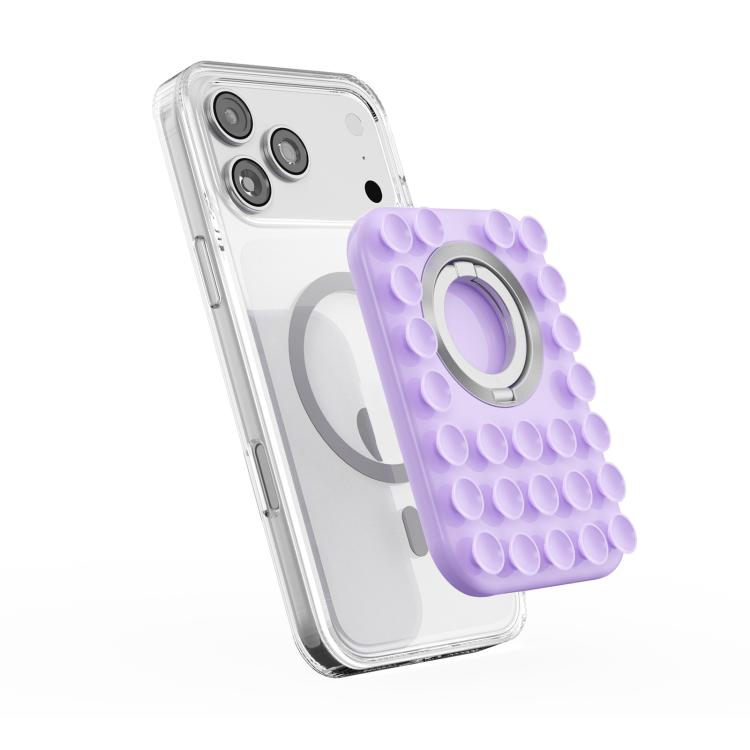 Supporto magnetico 2 in 1 in silicone per telefono con ventosa